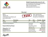Shimbi Invoice Screenshot