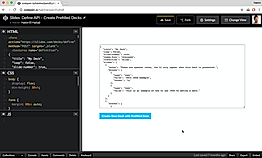 Slides define api flow