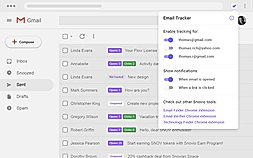 Email tracking for your Gmail accounts