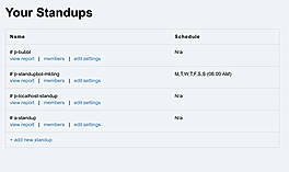 Standup Bot : Channel screenshot