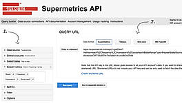 Supermetrics API screenshot