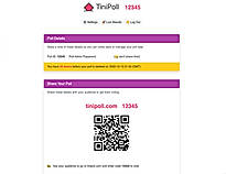 TiniPoll screenshot