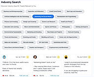 Searching Industry Keywords