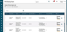 Sales Order Approval screenshot