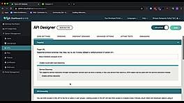 API Designer - Dashboard