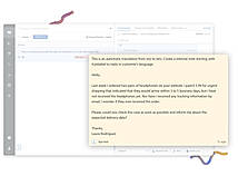 Receive inbound messages as translated internal notes