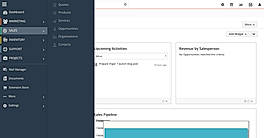 Sales portal screenshot