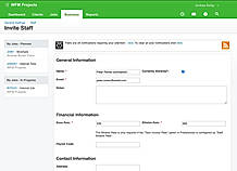 Set up the contractor as a staff member