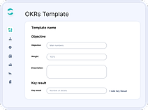 OKRs Template screenshot