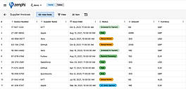 Invoice screenshot