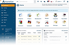 Dashboard screenshot