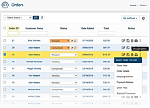 Order Management screenshot