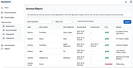 Reporting screenshot