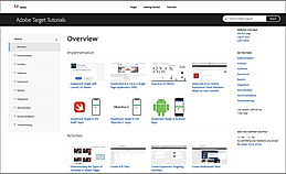 Adobe target tutorials