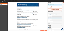 Media Briefing screenshot