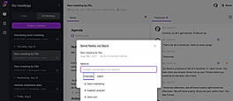 Send Notes via Slack screenshot