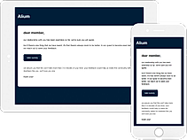 Alium : Email screenshot