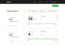 Referral Statistics screenshot