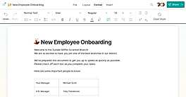 New Employee Onboarding