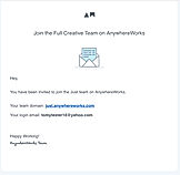 Team Member Invite