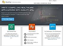 Availity Developer Portal Screenshot