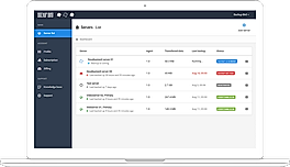 Backup Bird : Dashboard screenshot
