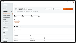 Customer onboarding