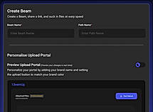 Create an upload Link