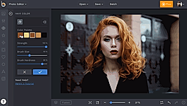 Click the far left box on the color palette