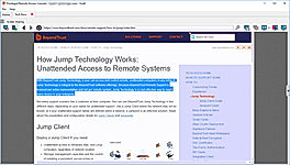 Copy and Paste with Web Jump