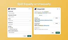 Split Equally or Unequally
