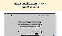 Blur Specific Area screenshot