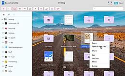 Bookmark OS screenshot