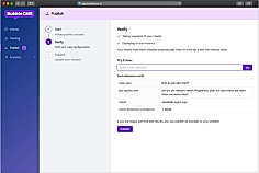 Bubble CMS : Verify screenshot