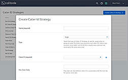 Caller ID options screenshot