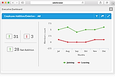 CEIPAL Workforce screenshot: Employee metrics