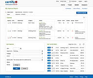 Certify Demo - An automatically built expense report