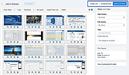 Content edit primary actions