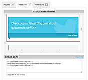 Embed Themes screenshot