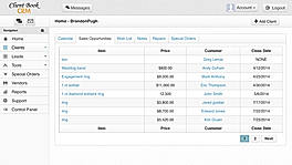 Client Book CRM screenshot