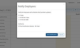 Texting Employee Schedules