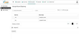 Assign Room Cleaning