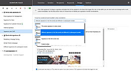 Signature with CSAT screenshot