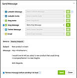 Send Message Dialog