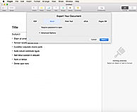 Export Document