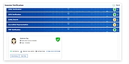 Investor verification