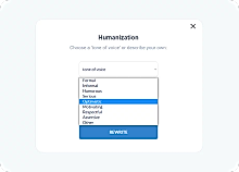 Choose Humanazation