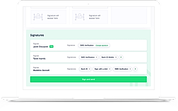 Signature screenshot