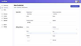Crater : New Customer screenshot