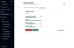 My Saved Presets